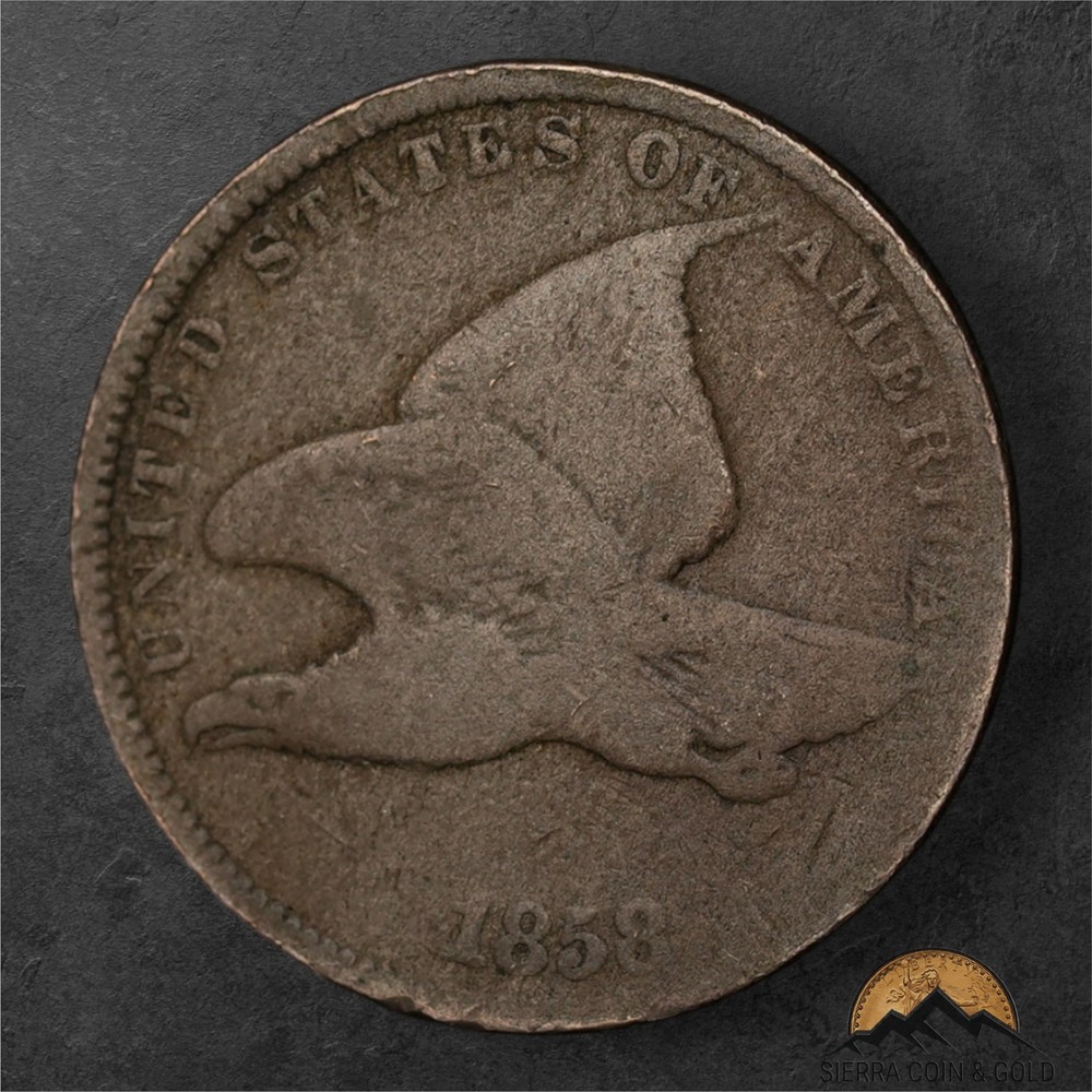 1858 Flying Eagle Cent 1c - Philadelphia