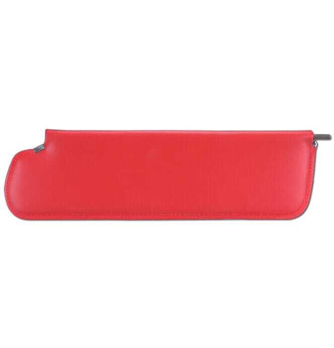 1967-72 Covered Visor Assembly - Red for Chevy, GMC Truck