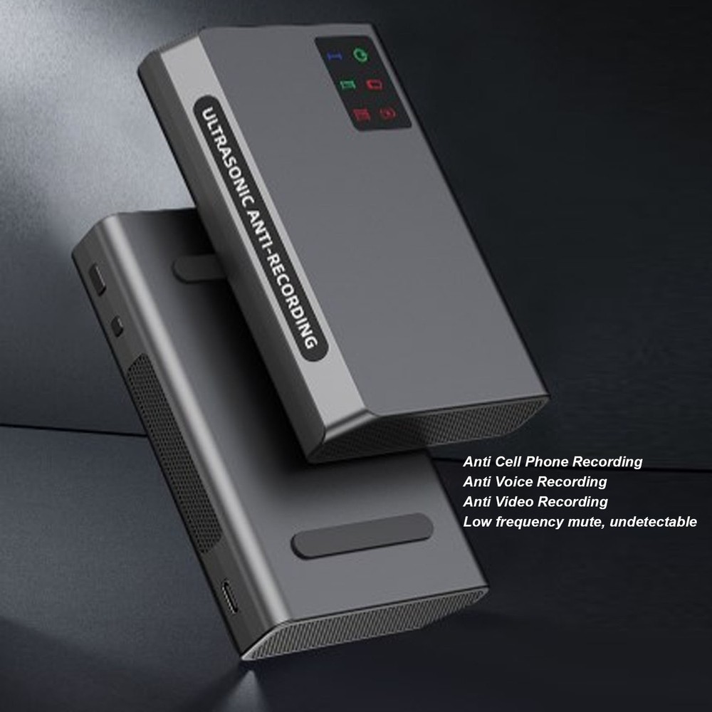 Ultrasound Anti Recording Device 270° Blocking Bug Listening Device