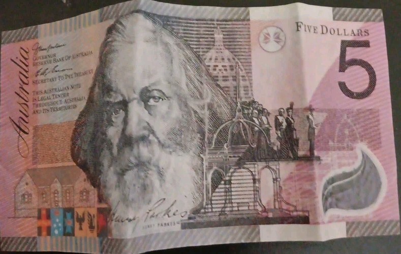 2001 Australia $5 Banknote - Federation