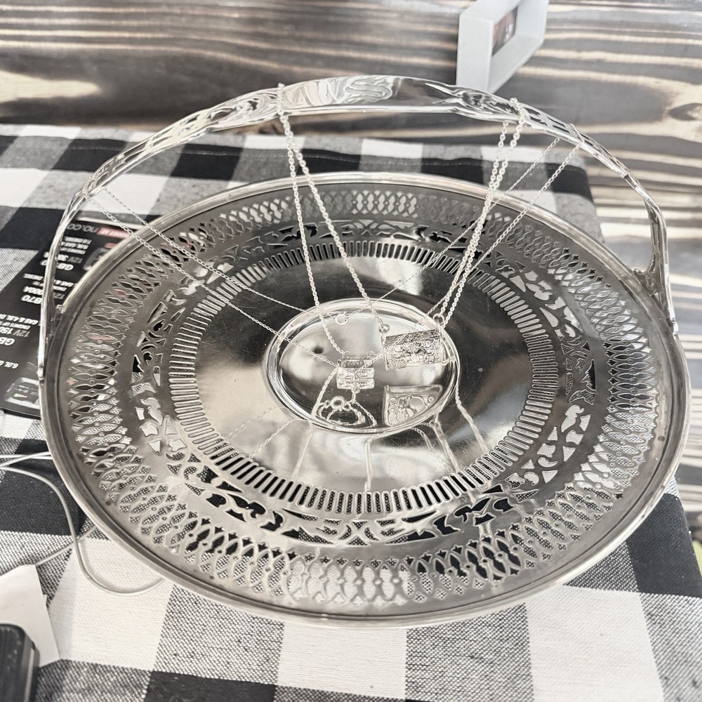 Solid Sterling 12oz & 8 Grams Serving Tray. Great Shape $ Value