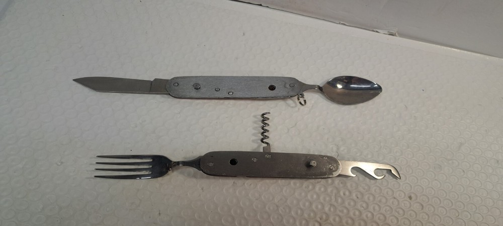 GENTLEMENS HARDWARE BRANDED MESS KIT MULTITOOL SPOON, KNIFE FORK
