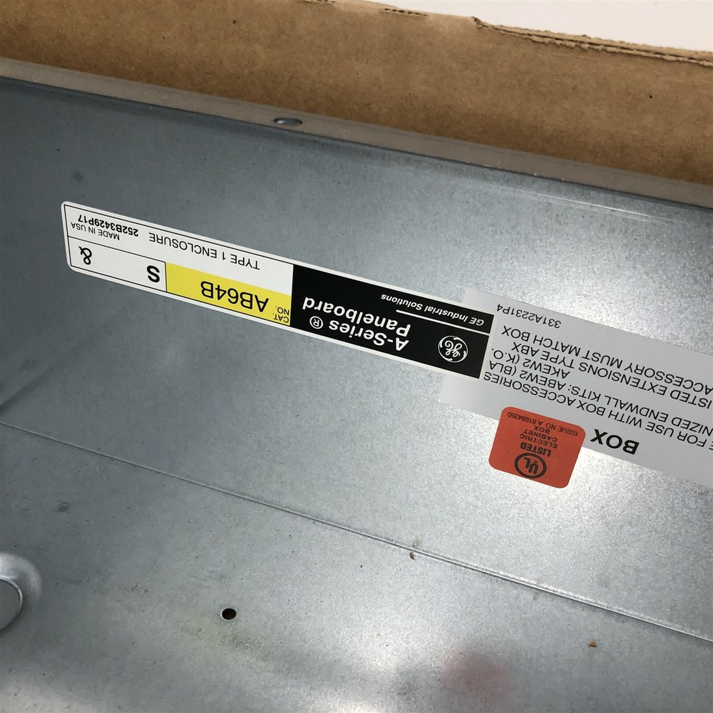 GE A Series II Panelboard AB64B Type 1 Enclosure
