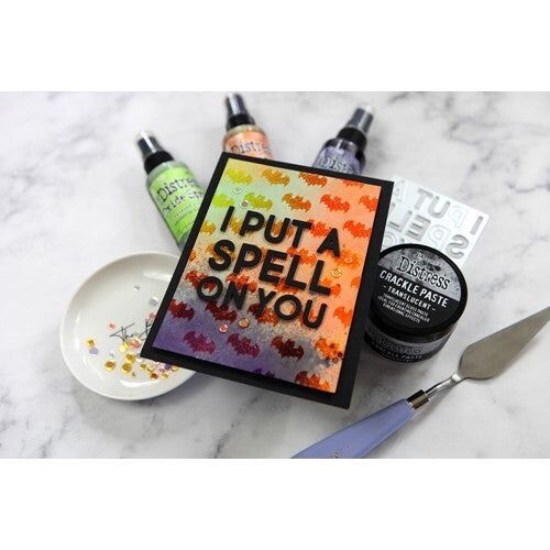 BOLD TEXT HALLOWEEN -Sizzix Thinlits-Tim Holtz Dies-Spooktacular Sayings-Craft