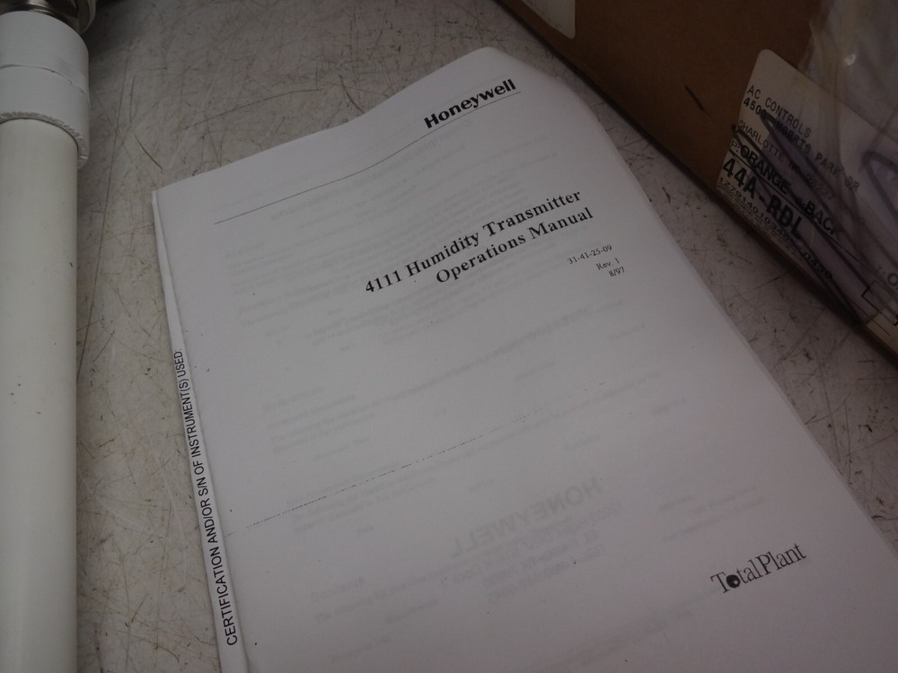 Honeywell H4111-h-12-110 Humidity Transmitter