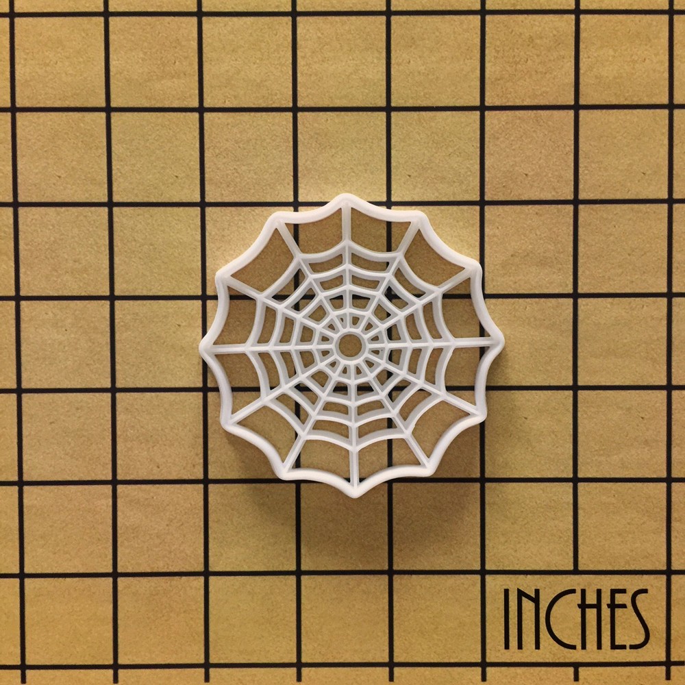 Spiderweb Cookie Cutter - spooky Halloween spider web cobweb haunted gothic bug