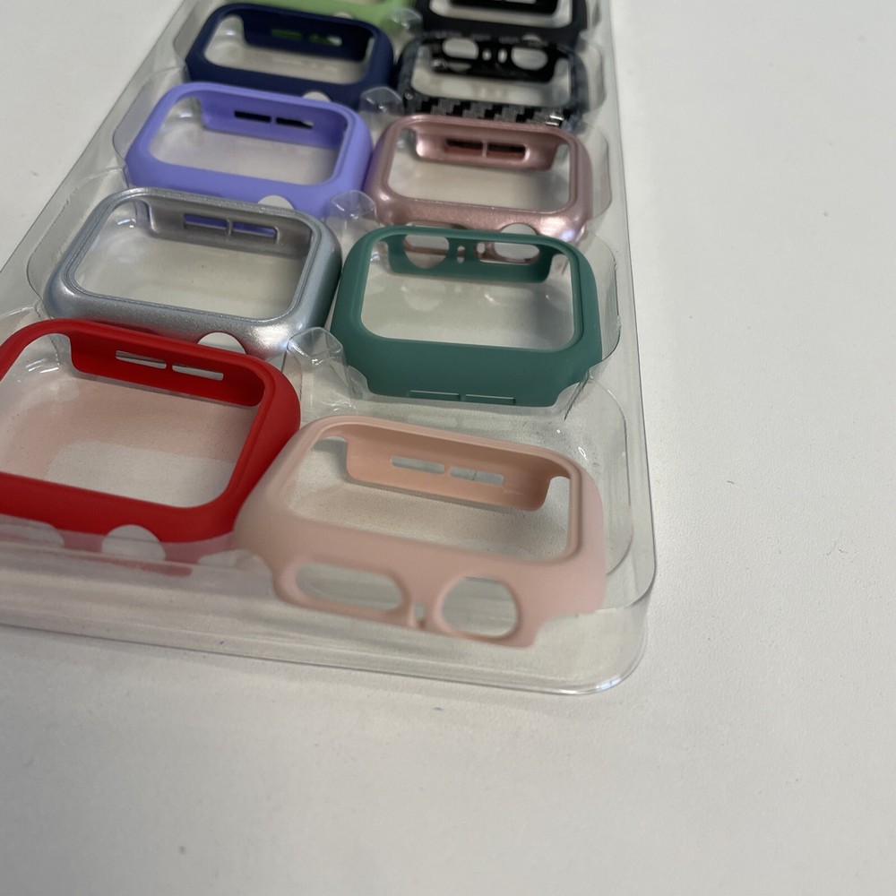 12 Pack 40mm Smart Watch case (No screen protection inc) multicolor options