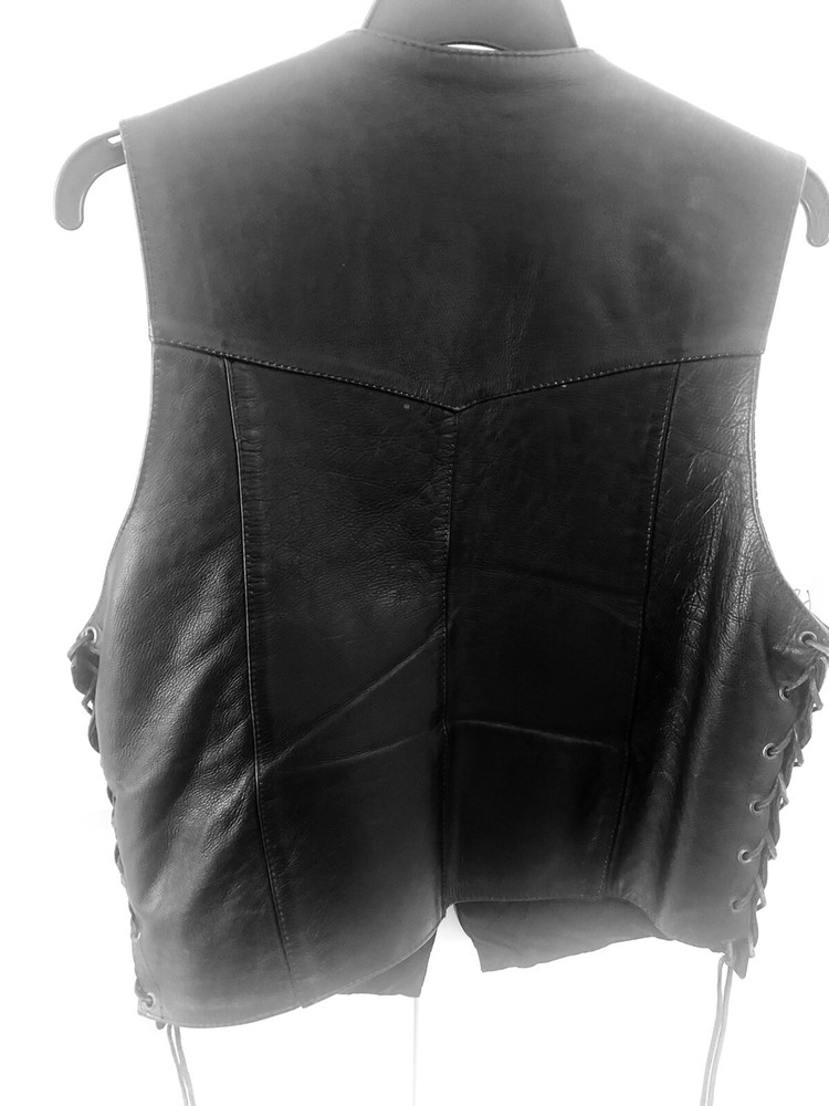 Leather Motorcyle Vest