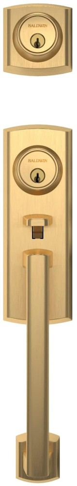 Baldwin 853851902LH - Keyed Entry Handleset