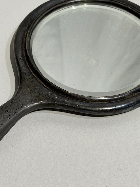 Antique Hand Mirror SL13