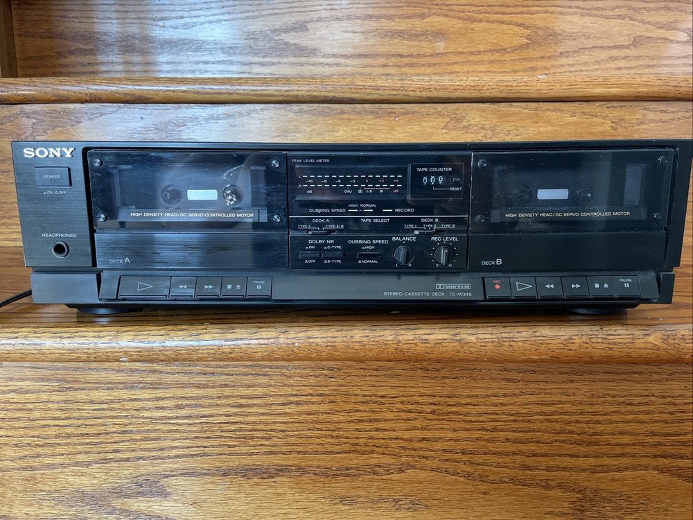 Sony TC-W345 Stereo Cassette Deck