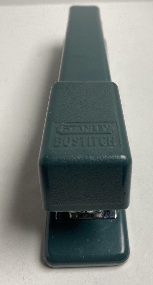 Stanley Bostitch Model B515 Stapler Green/Teal Good Condition
