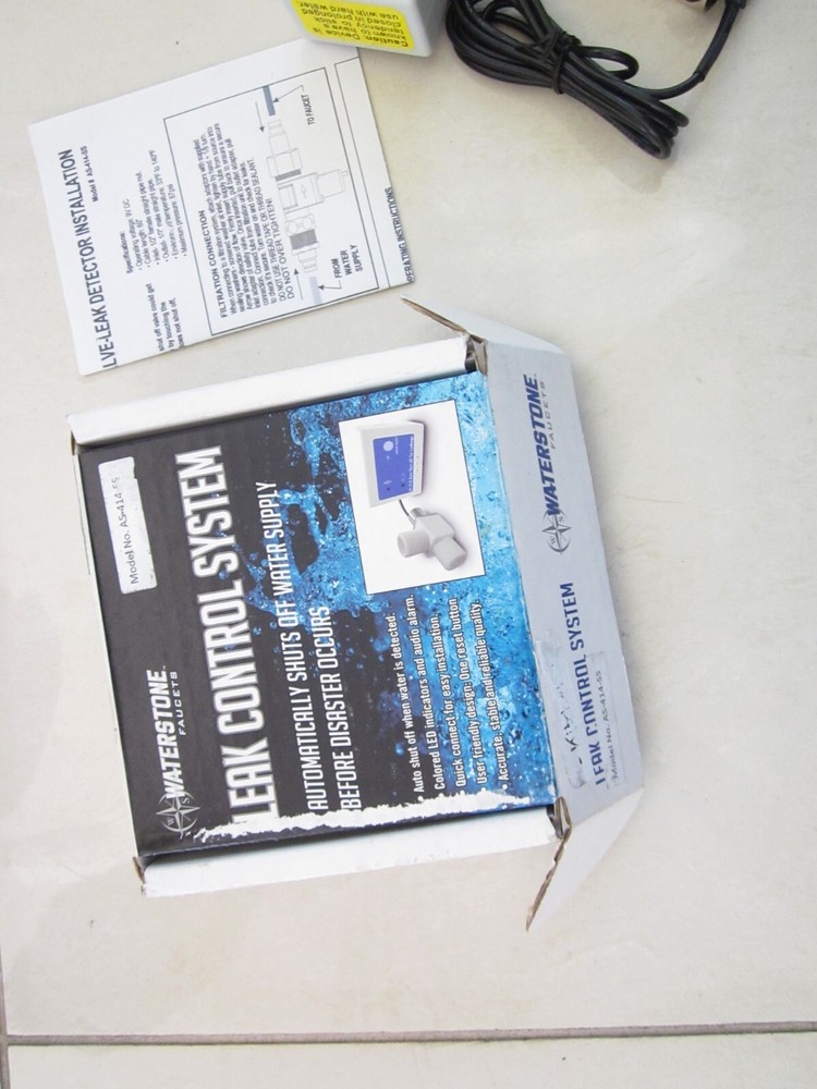 Waterstone AS-414 Leak Control System SAFETY VALVE-LEAK DETECTION UNIT