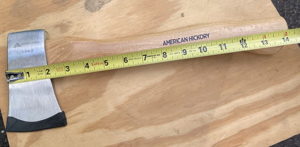 Ozark Trail 1.25lbs Wooden Handle Hatchet, Axe