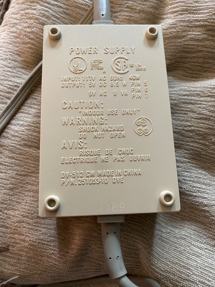 Vintage Commordore Power Supply