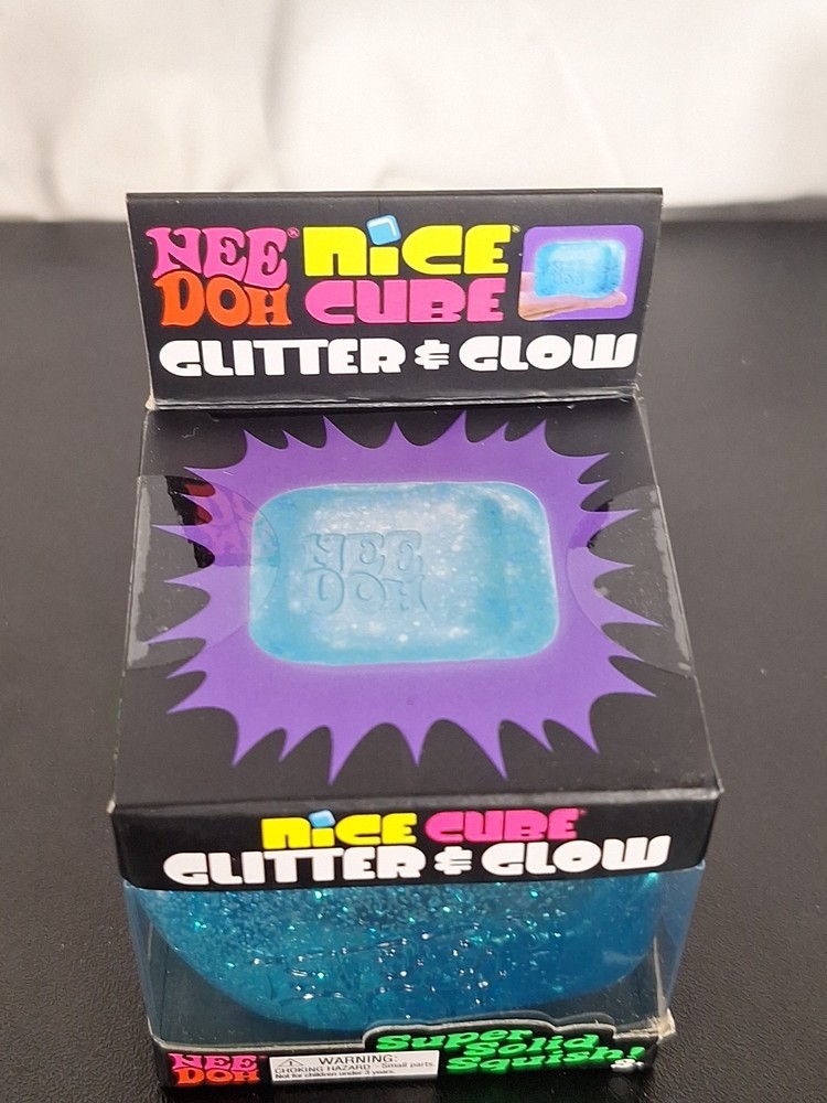 Nee Doh Nice Cube Glitter & Glow