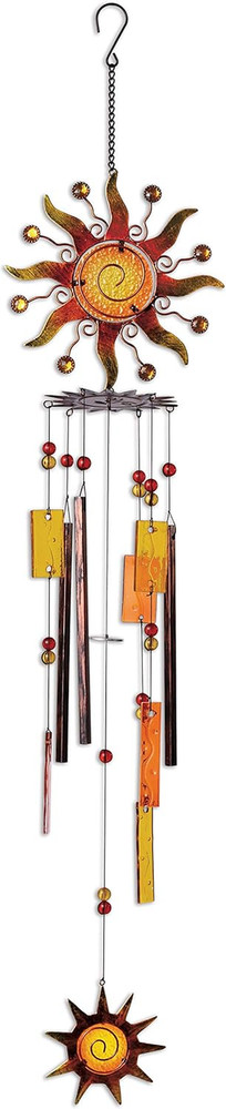 Spiral Sun Wind Chime, 37"