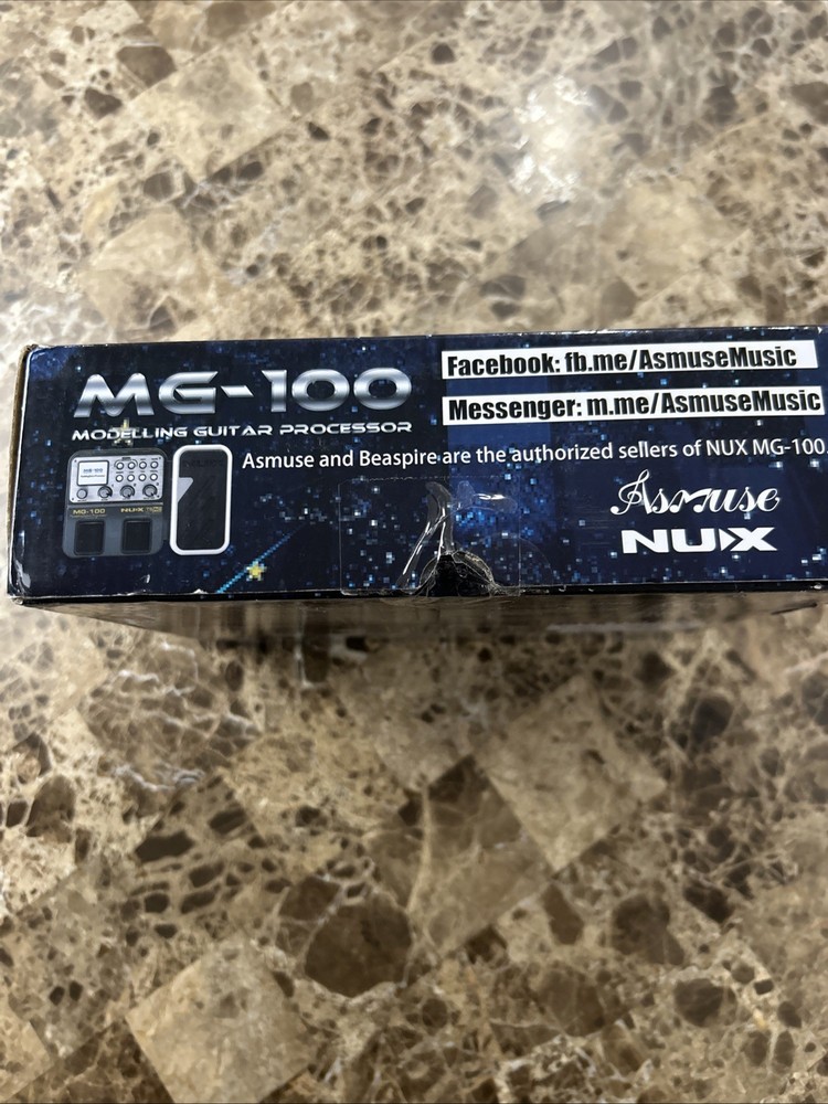 Nux Mg-100 Modeling Guitar Processor Multi Effects Drum Machine Looper