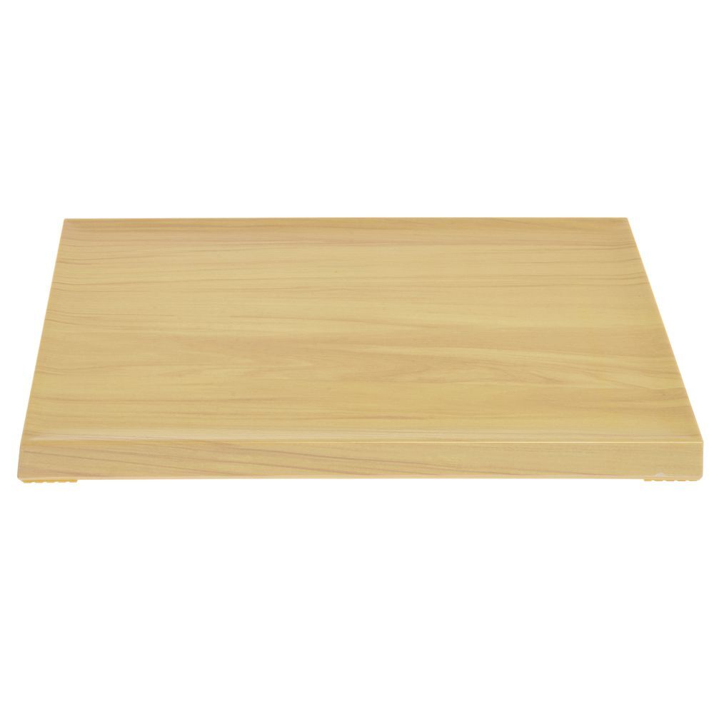 HUBERT Butcher Block Melamine Replacement Top for Rectangular Riser - 10 1/2"L x