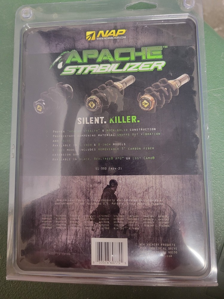 New Archery Products 60-775 Apache Bow Stabilizer 5", Black