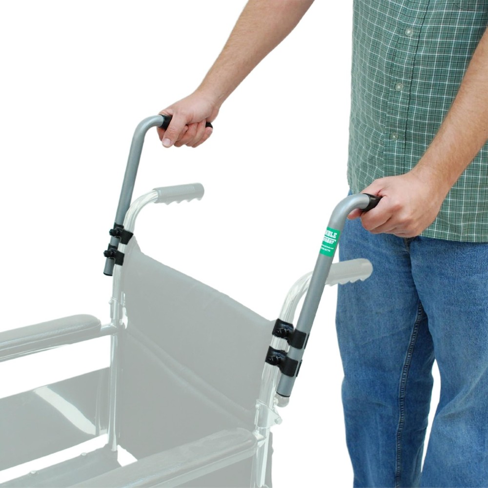 Push Wheelchair Handle Extenders Stroller Bar Extensions, Universal Assist