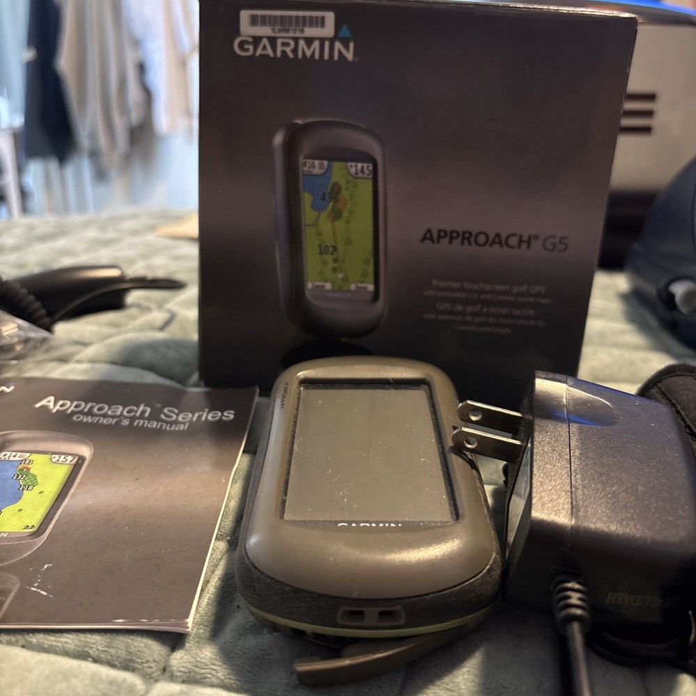 Garmin Approach G5 Touchscreen Golf GPS, Tested & Working.