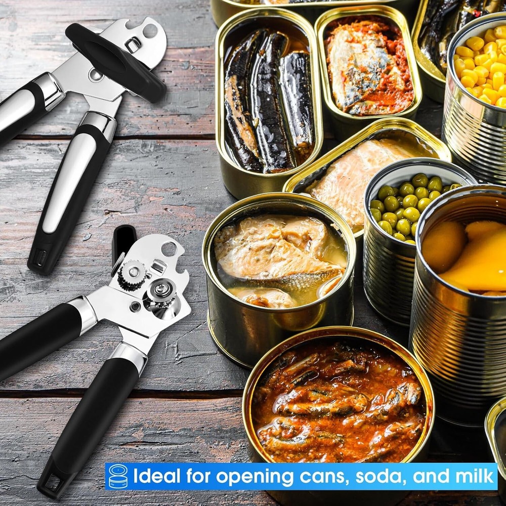 20 Pcs Manual Can Opener with Sharp Blade Smooth Edge Multifunctional Kitchen...