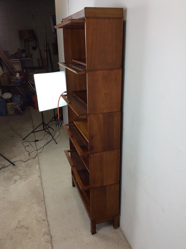 Antique 5 Stack Barrister Bookcase by Lindstrom