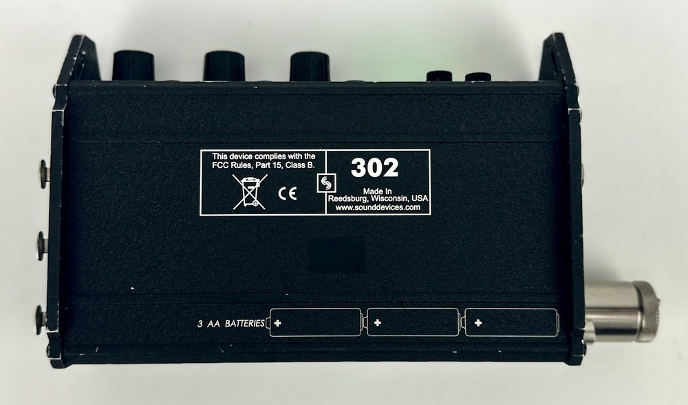 Sound Devices 302, Used Three-Input ENG Field Mixer