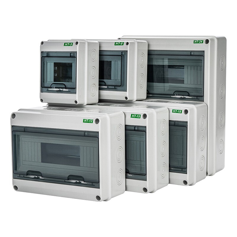 1X Circuit Breaker Box Electrical Switch Box Household Plastic Distribution Box