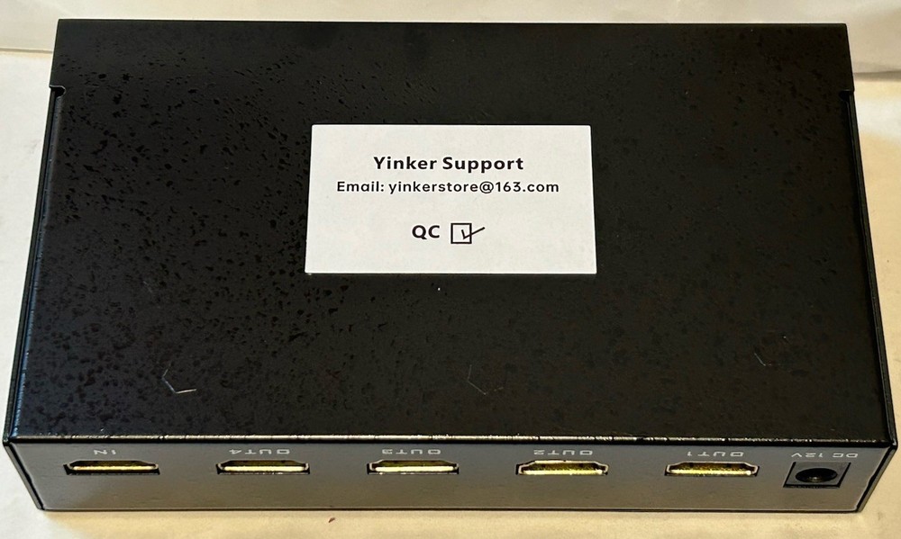 Yinker HDMI Video Wall Controller 2x2 With IR Remote 4K Input 1080p 8 Splicer