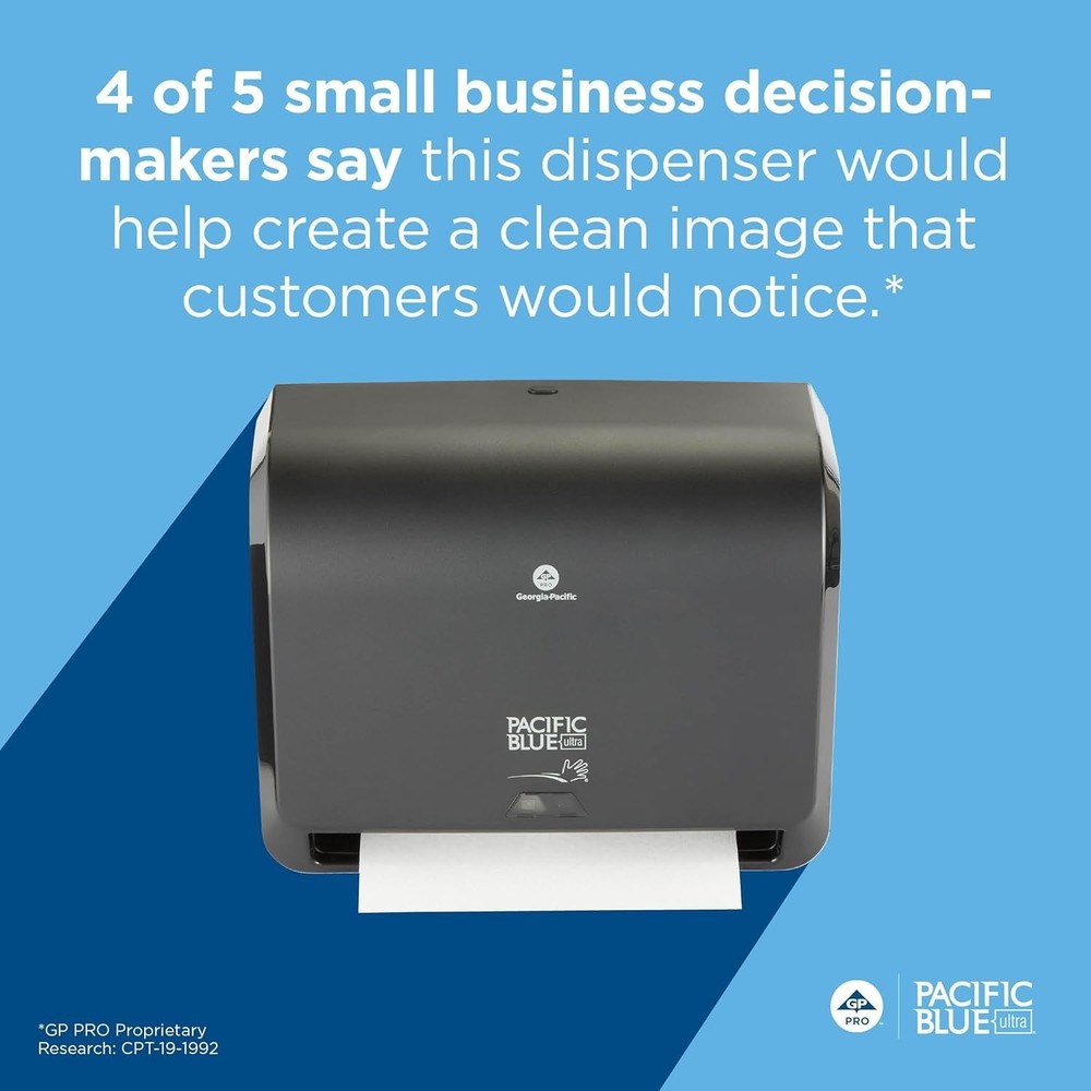 Pacific Blue Ultra 9" Mini Touchless Paper Towel Dispenser - Efficient & Compact