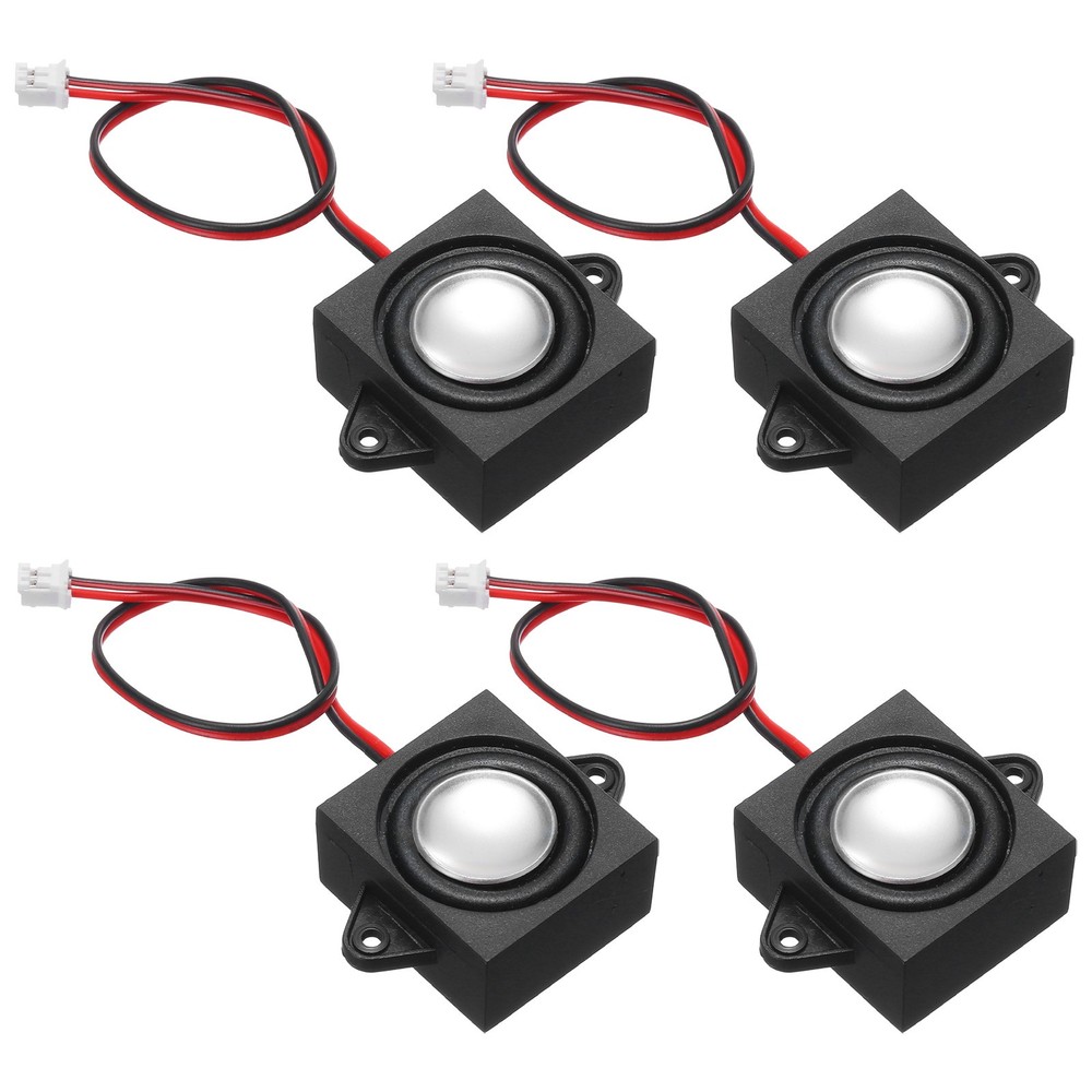 4 Pcs Speaker 3 Watt 8 Ohm Mini Speaker Micro Speaker with JST-PH2.0 Interface