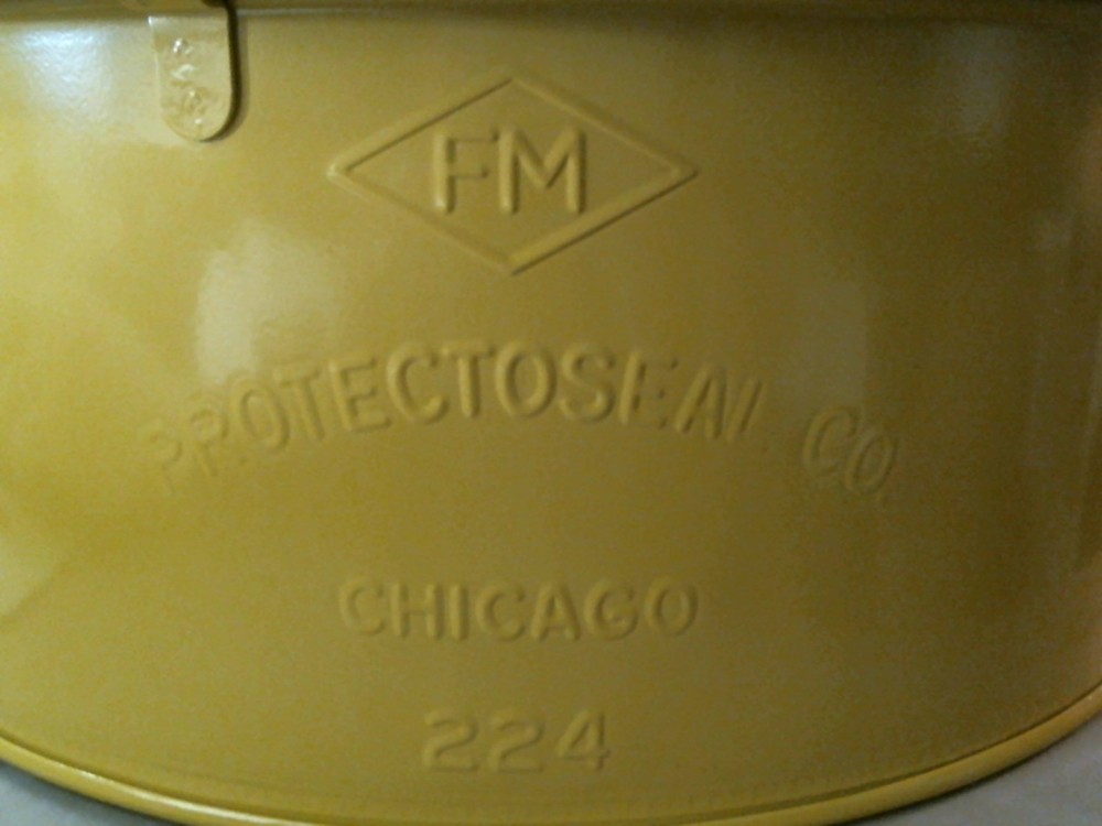 Protectoseal 3 Gallon Bench Can 224 Yellow