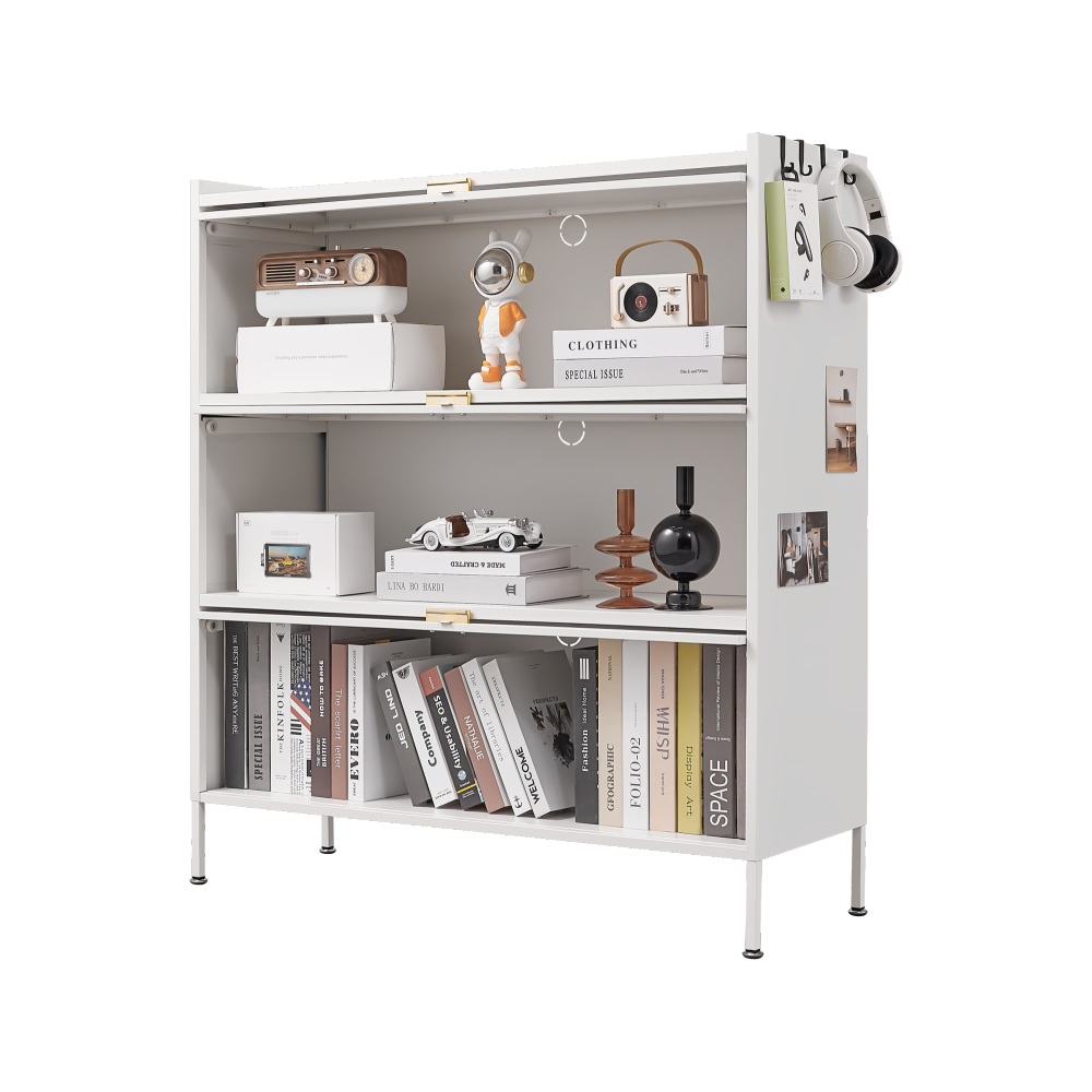 3 Tier Pantry Storage Cabinet Baker Racks for Kitchen w/Storage Kitchen Pantry