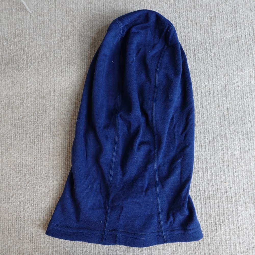 Minus 33 Balaclava Blue Solid 100% Merino Wool