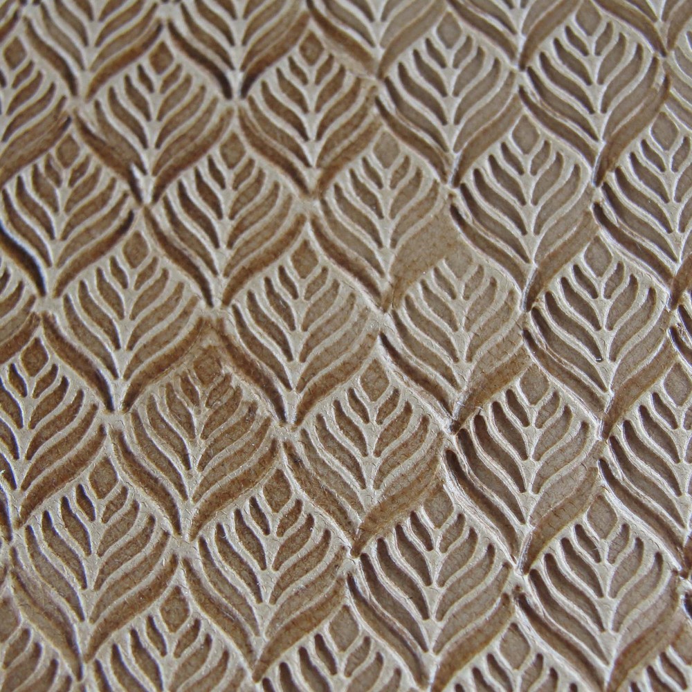Leather Stamping Tool - Leaf Geometric Stamp Stamp
