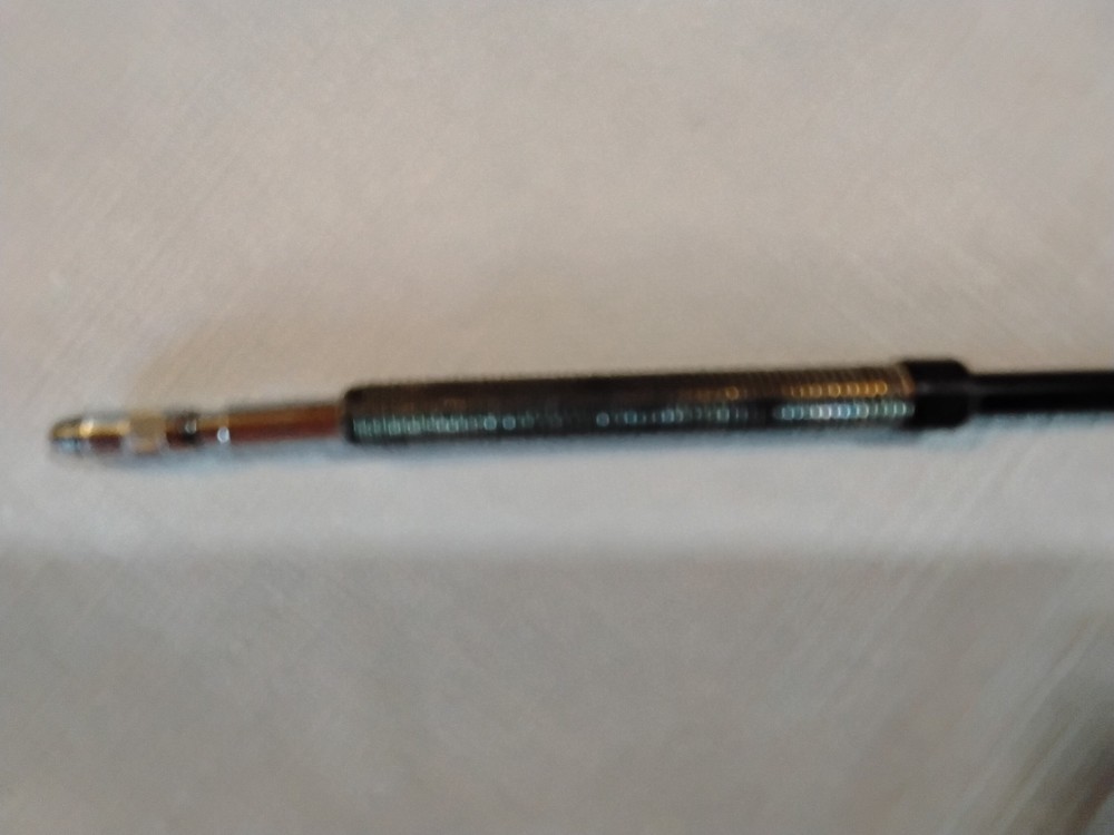 Shutter Release Mechanical Cable 18" with Lock screw -Black vinyl- tested.