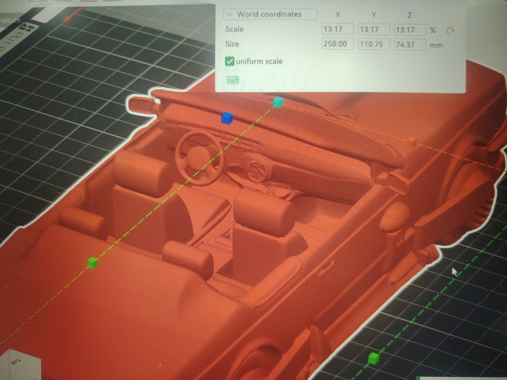 Back to the Future 3D Printed Biff Bmw