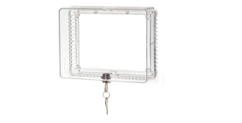 Thermostat Protective Box Medium Guard Clear Locking Case Anti Tamper UV Resist
