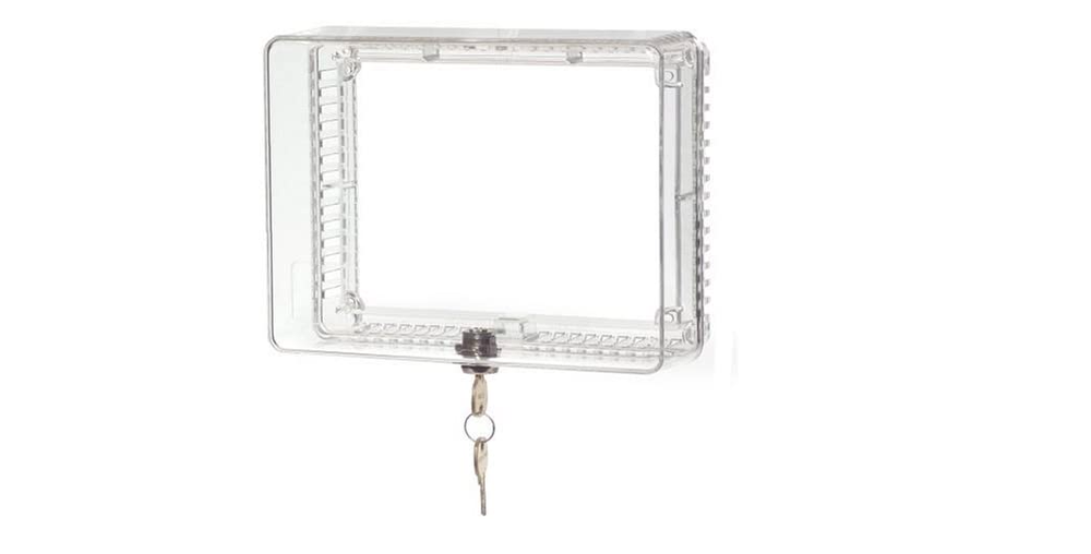 Thermostat Protective Box Medium Guard Clear Locking Case Anti Tamper UV Resist