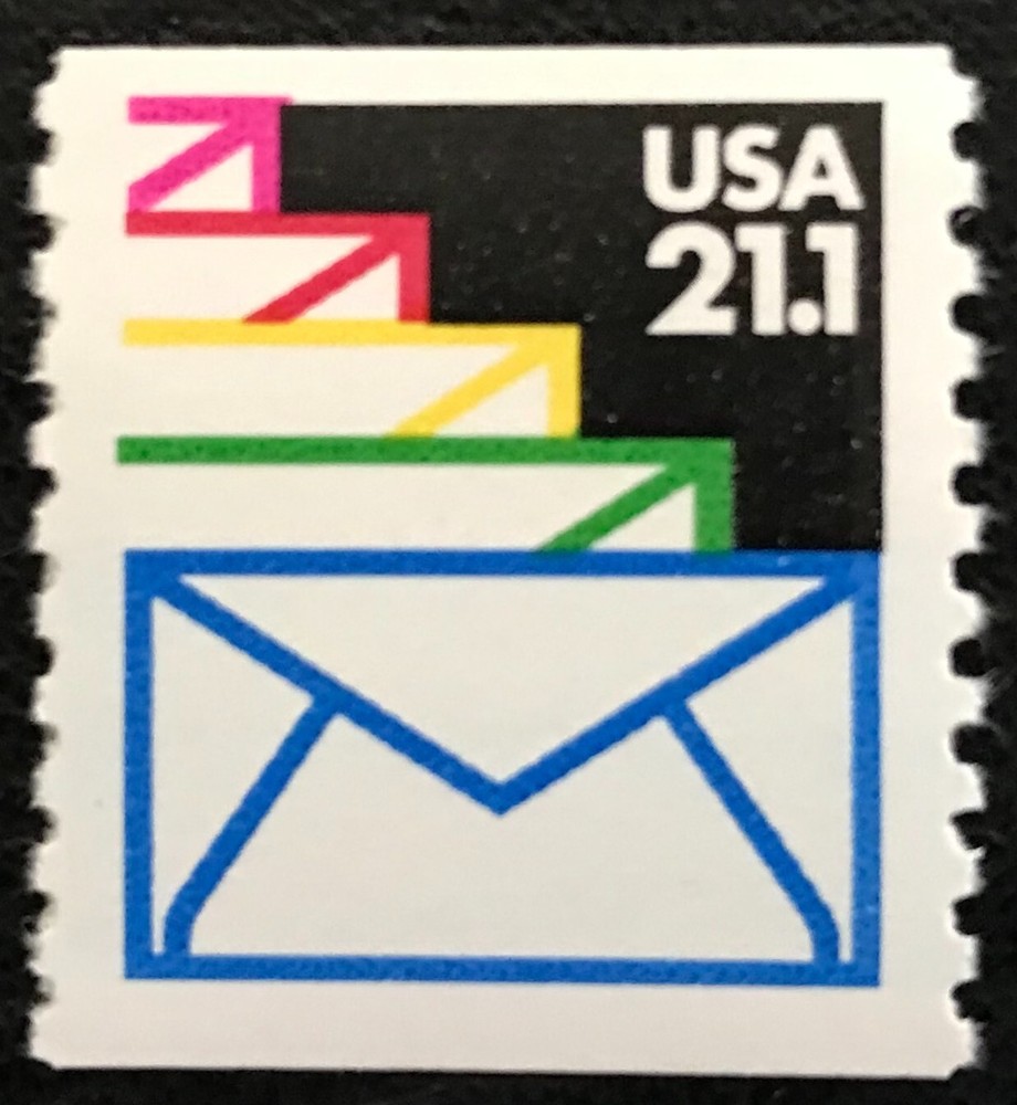 1985 Scott #2150, 21.1¢, SEALED ENVELOPES - Coil Single - Mint NH -