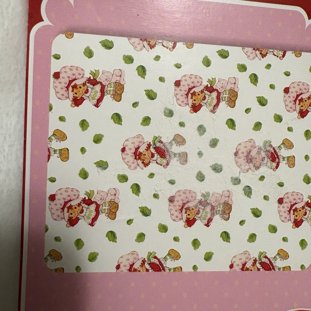 Strawberry Shortcake & Custard Throw Blanket And Pillow Bundle New