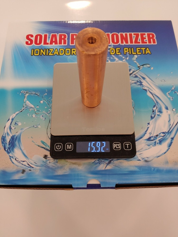 2 Cu Anode 450g each - 2 Basket- SS Spring - Two Wing Nuts- Solar Pool Ionizer