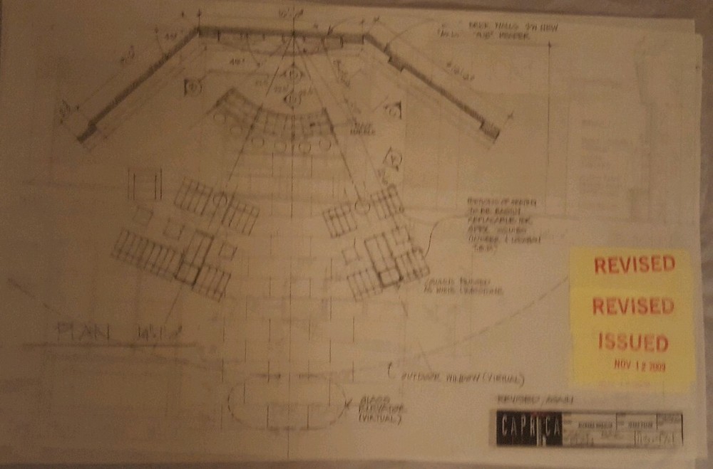 Caprica Battlestar Prop skybar plans "False Labor" Propworx COA