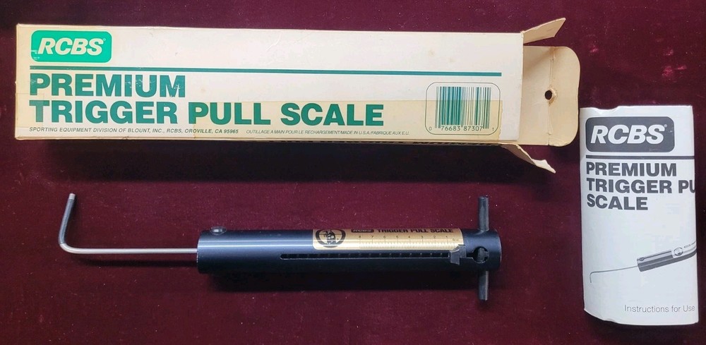 RCBS Premium Trigger Pull Scale. NEW! #87307