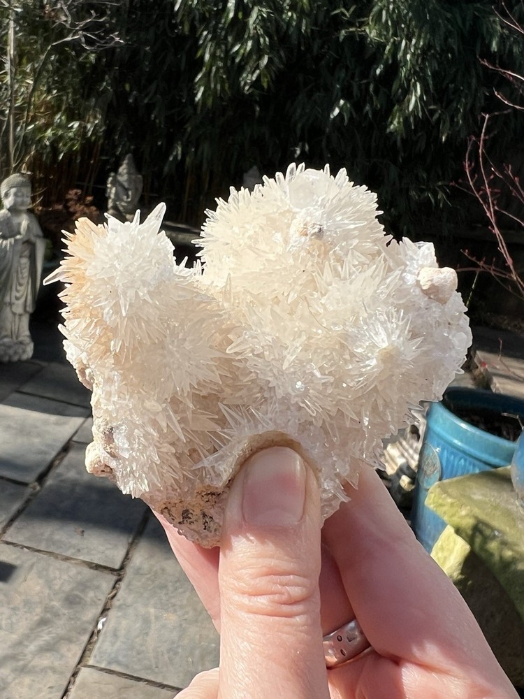 Calcite Spiky Cluster Patterns 244g 1