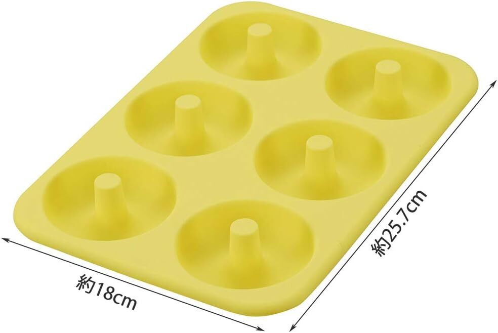 Kai Brand KAI Donut Shape Kai House Select Silicone 6 Pieces Basic DL6244