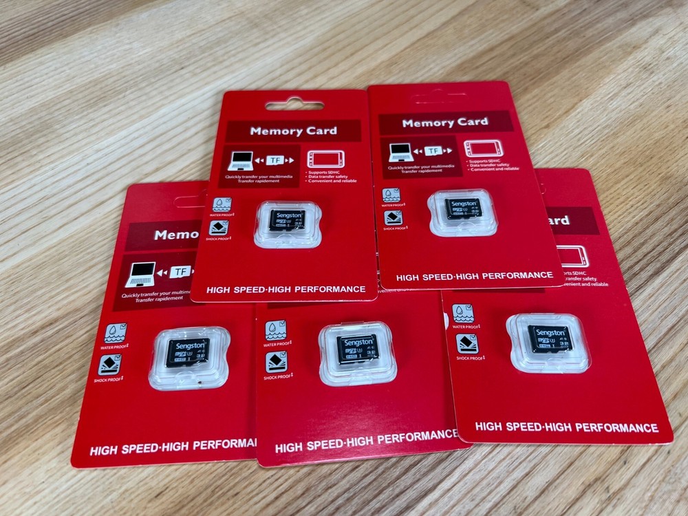 Sengston Micro SD Class U3 UHS-1 32 GB (5 Pack)