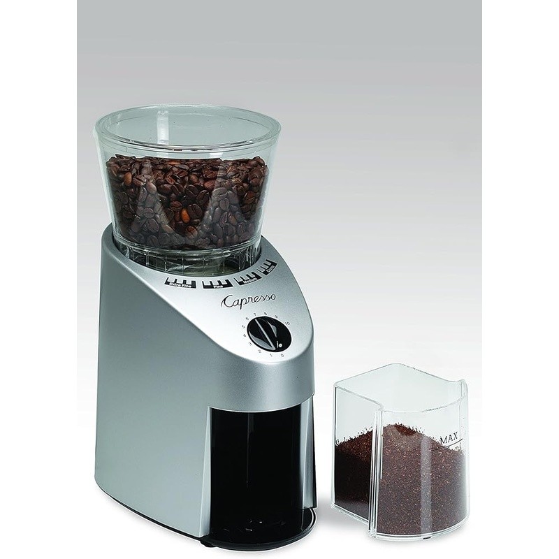 Commercial Grade Coffee Grinder Precision Grinding Burrs Wide Range Easy Clean